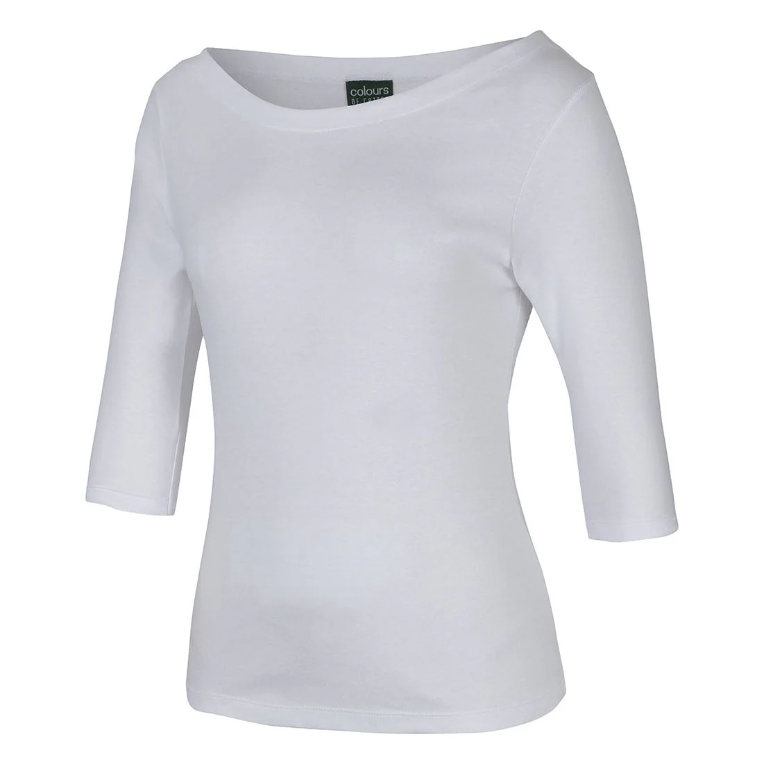 JB's C Of C Ladies 3/4 Sleeve Boat Neck Tee (1BT3) - Image 3