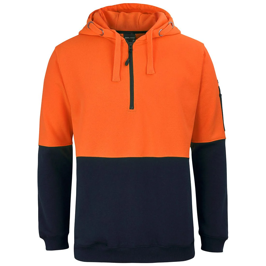 JB's Hi Vis 1/2 Zip Hoodie (6HVHZ)