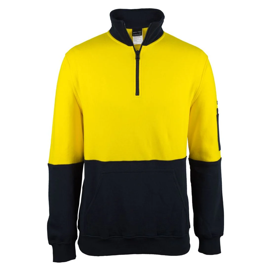 JB's Hi Vis 310 Cotton 1/2 Zip Fleece (6HVFM) - Image 5