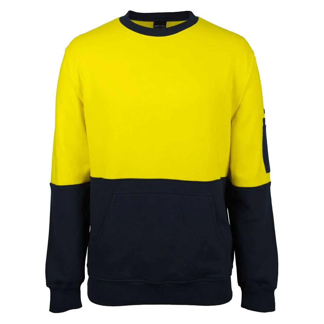 JB's Hi Vis 310 Cotton Crew Neck Fleece (6HVCM) - Image 4