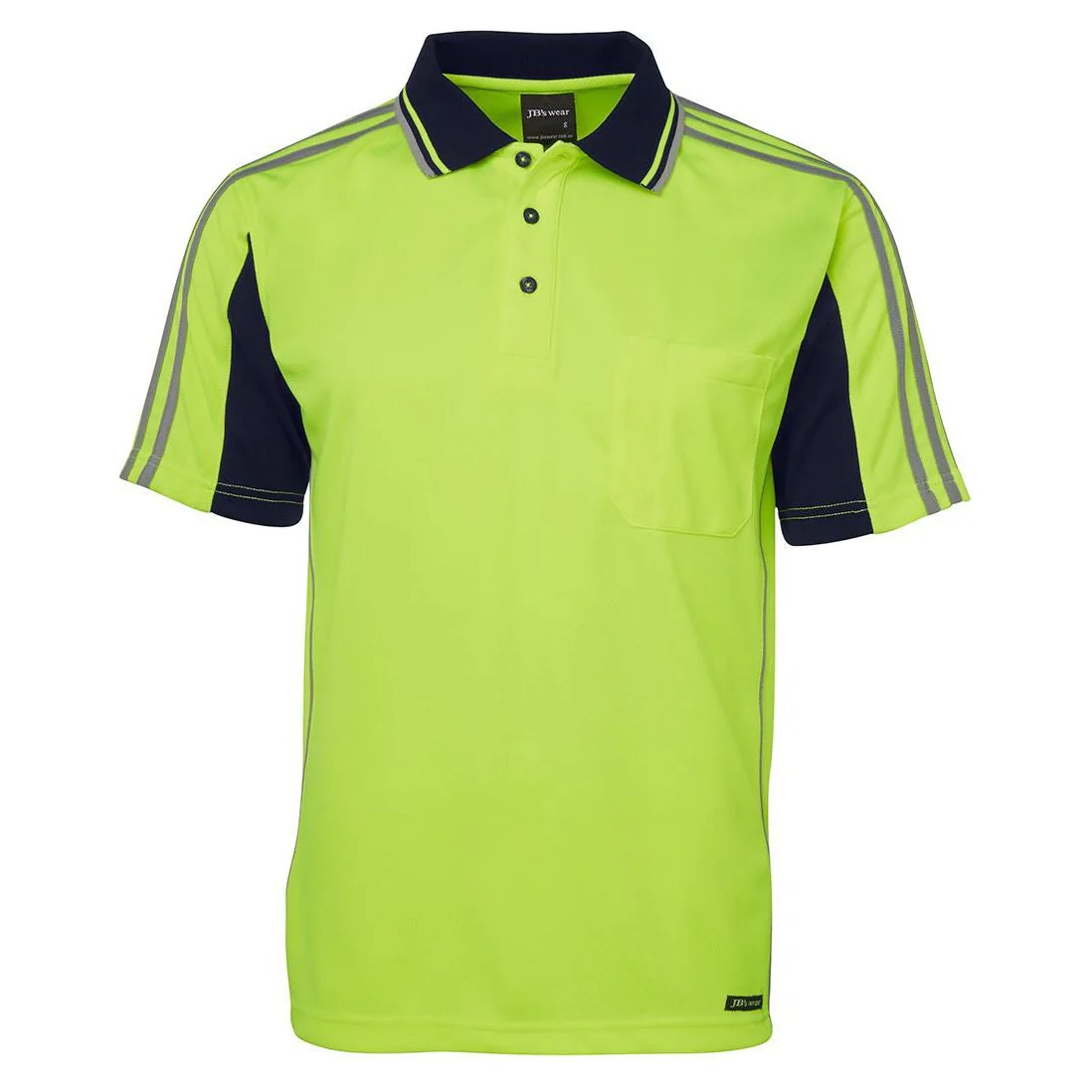JB's Hi Vis Arm Tape Polo Short Sleeve (6AT4S)