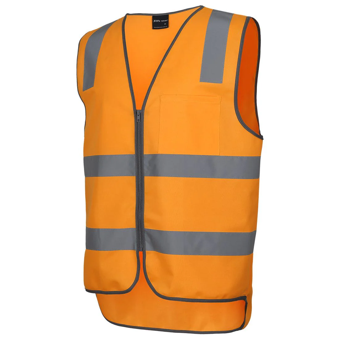 JB's Hi Vis Aust Rail Day & Night Safety Vest (6DVTV)