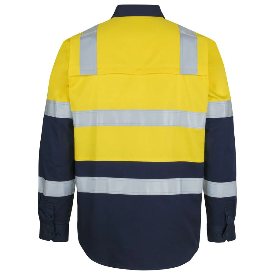 JB's Hi Vis (D+N) L/S 150G Level 3 Work Shirt (6DNW3) - Image 6