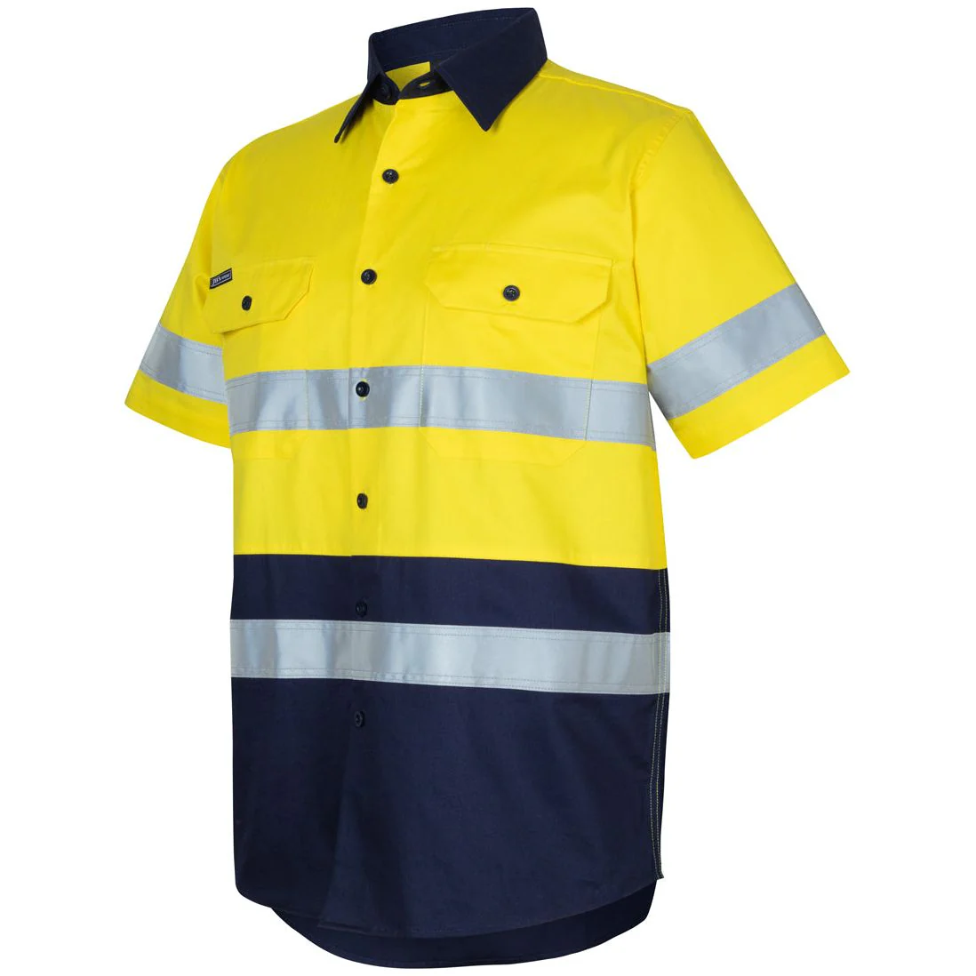 JB's Hi Vis (D+N) S/S 150g Work Shirt (6DNWS) - Image 4