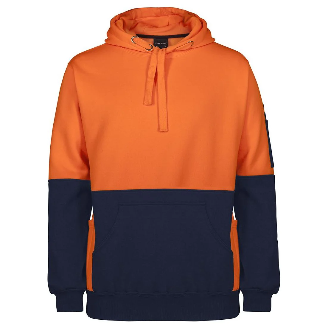 JB's Hi Vis Heavy Weight Pull Over Hoodie (6HVPJ) - Image 2