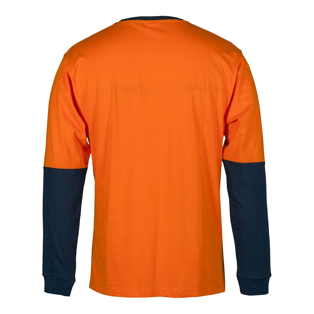 JB's Hi Vis L/S Crew Neck Cotton T-shirt (6HVTN) - Image 4