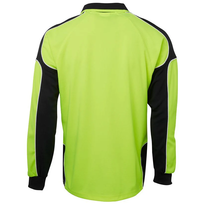 JB's Hi Vis Long Sleeve Arm Panel Polo (6AP4L) - Image 8