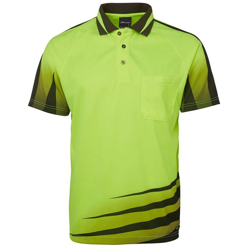 JB's Hi Vis Rippa Sub Polo Short Sleeve (6HVRS) - Image 2