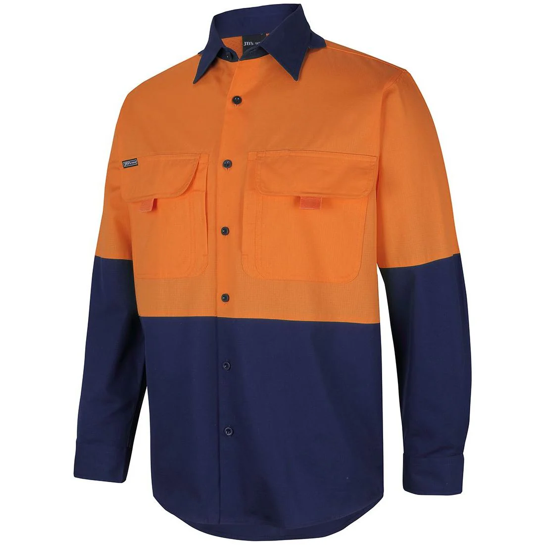 JB's Hi Vis Ripstop L/S Fishing Shirt (6HNRL) - Image 2