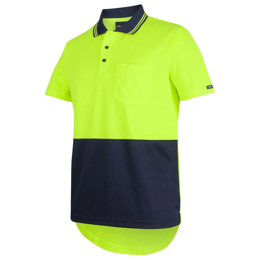 JB's Hi Vis S/S Drop Tail Polo (6HDS)
