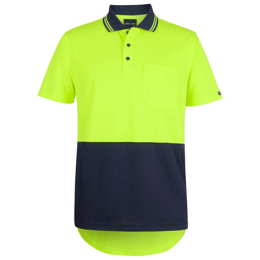 JB's Hi Vis S/S Drop Tail Polo (6HDS) - Image 2