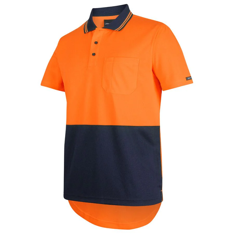 JB's Hi Vis S/S Drop Tail Polo (6HDS) - Image 4