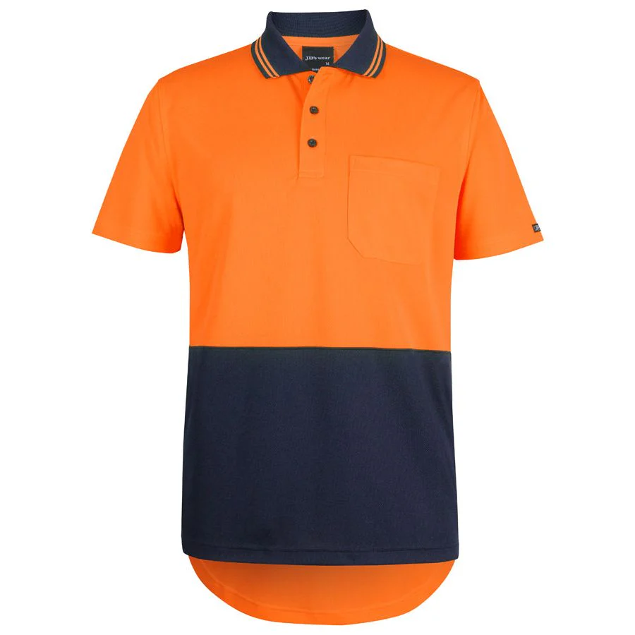 JB's Hi Vis S/S Drop Tail Polo (6HDS) - Image 5