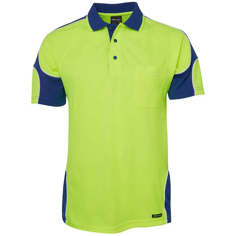 JB's Hi Vis Short Sleeve Arm Panel Polo (6AP4S) - Image 6