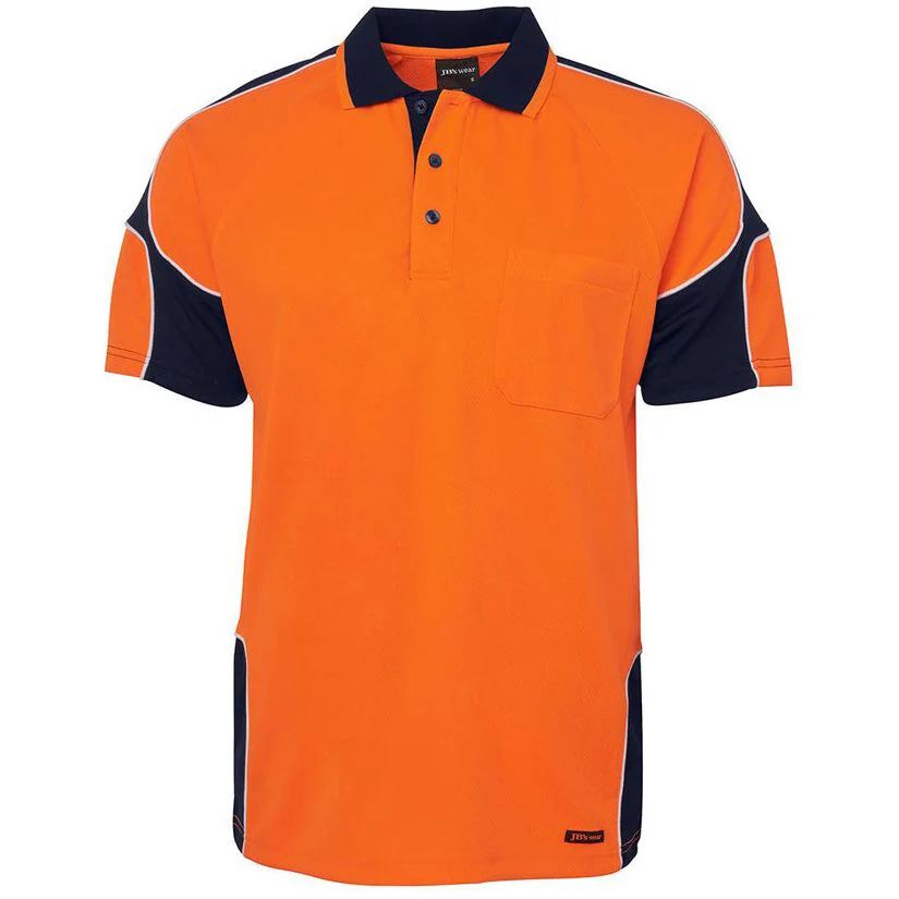 JB's Hi Vis Short Sleeve Arm Panel Polo (6AP4S) - Image 8