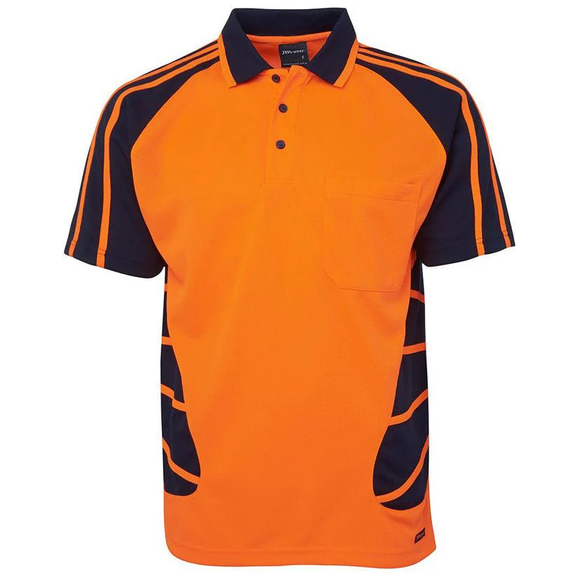 JB's Hi Vis Short Sleeve Spider Polo (6HSP)