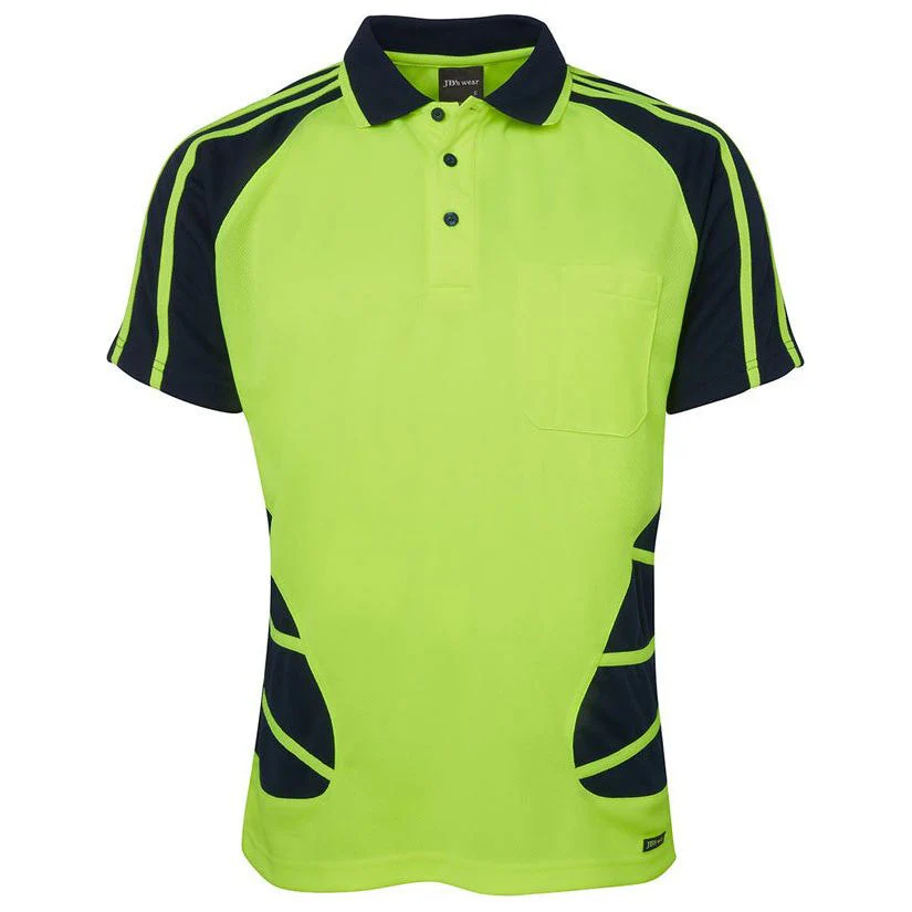 JB's Hi Vis Short Sleeve Spider Polo (6HSP) - Image 4