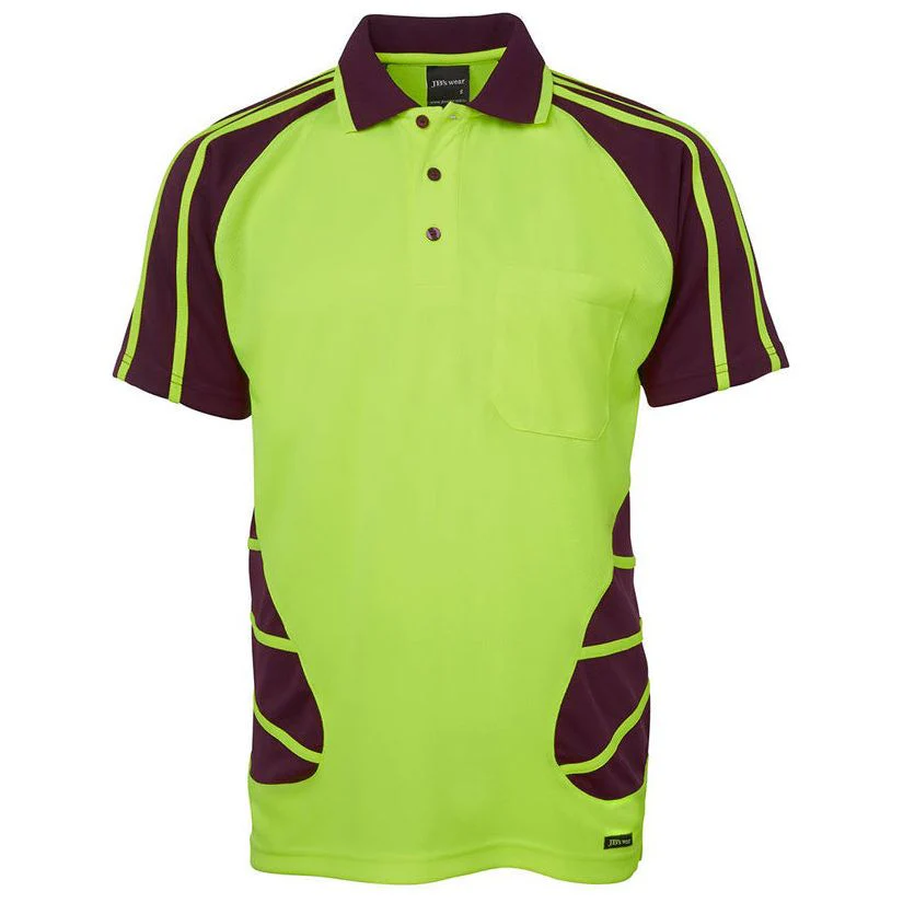 JB's Hi Vis Short Sleeve Spider Polo (6HSP) - Image 5