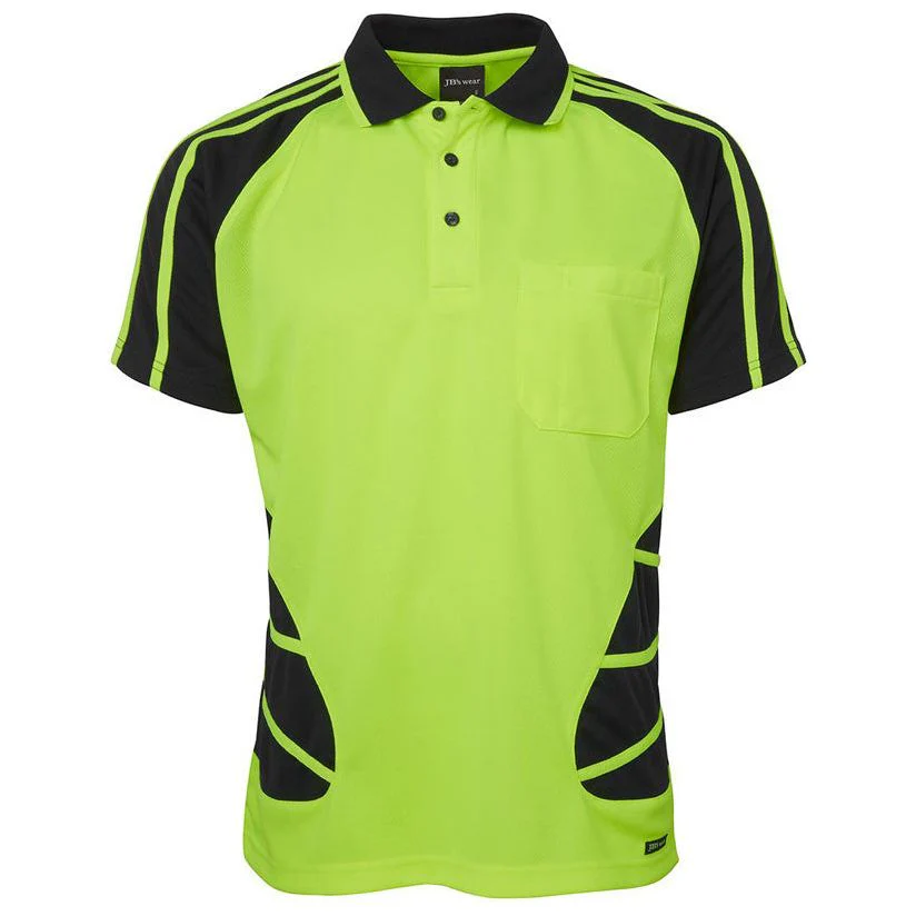 JB's Hi Vis Short Sleeve Spider Polo (6HSP) - Image 6