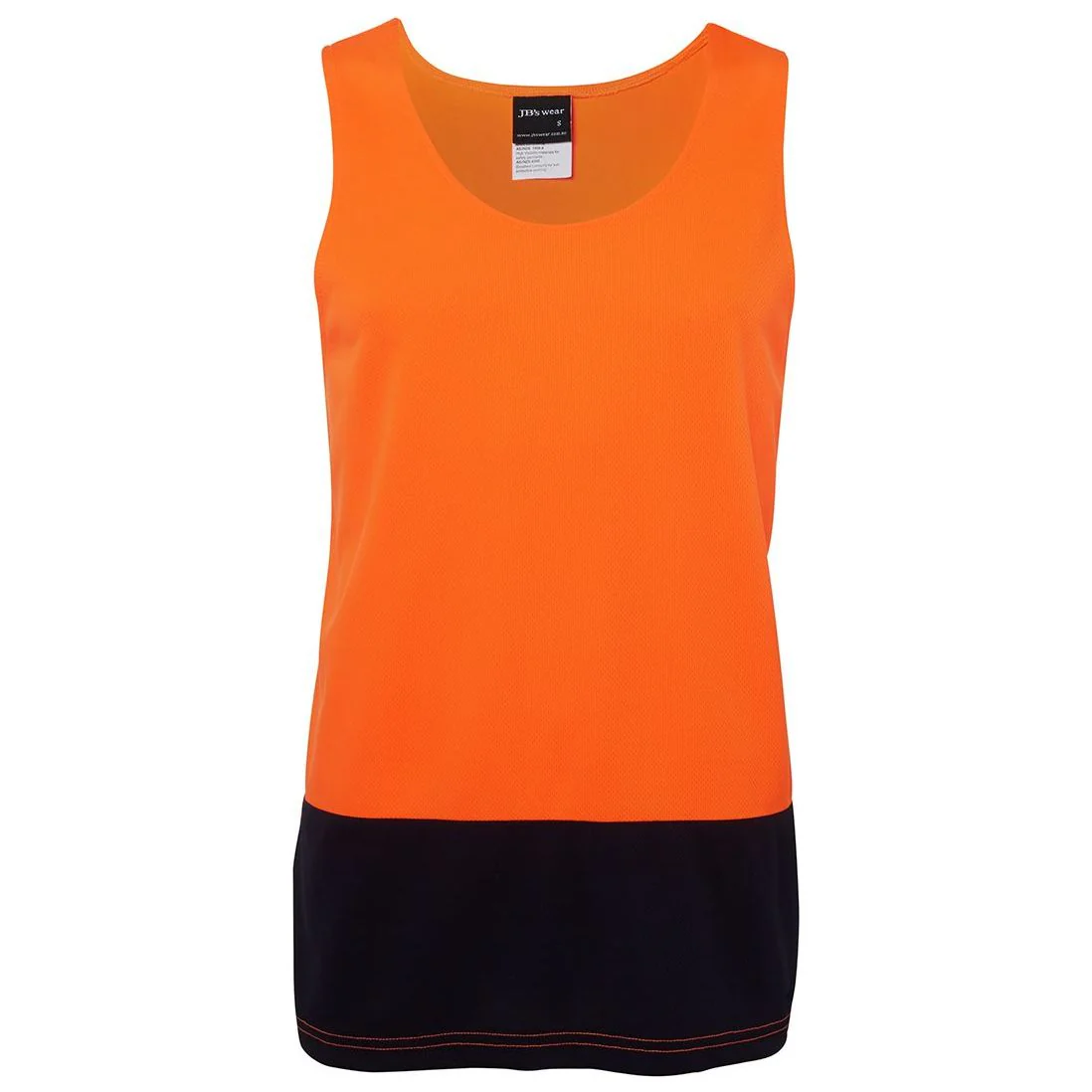 JB's Hi Vis Traditional Singlet (6HTS)