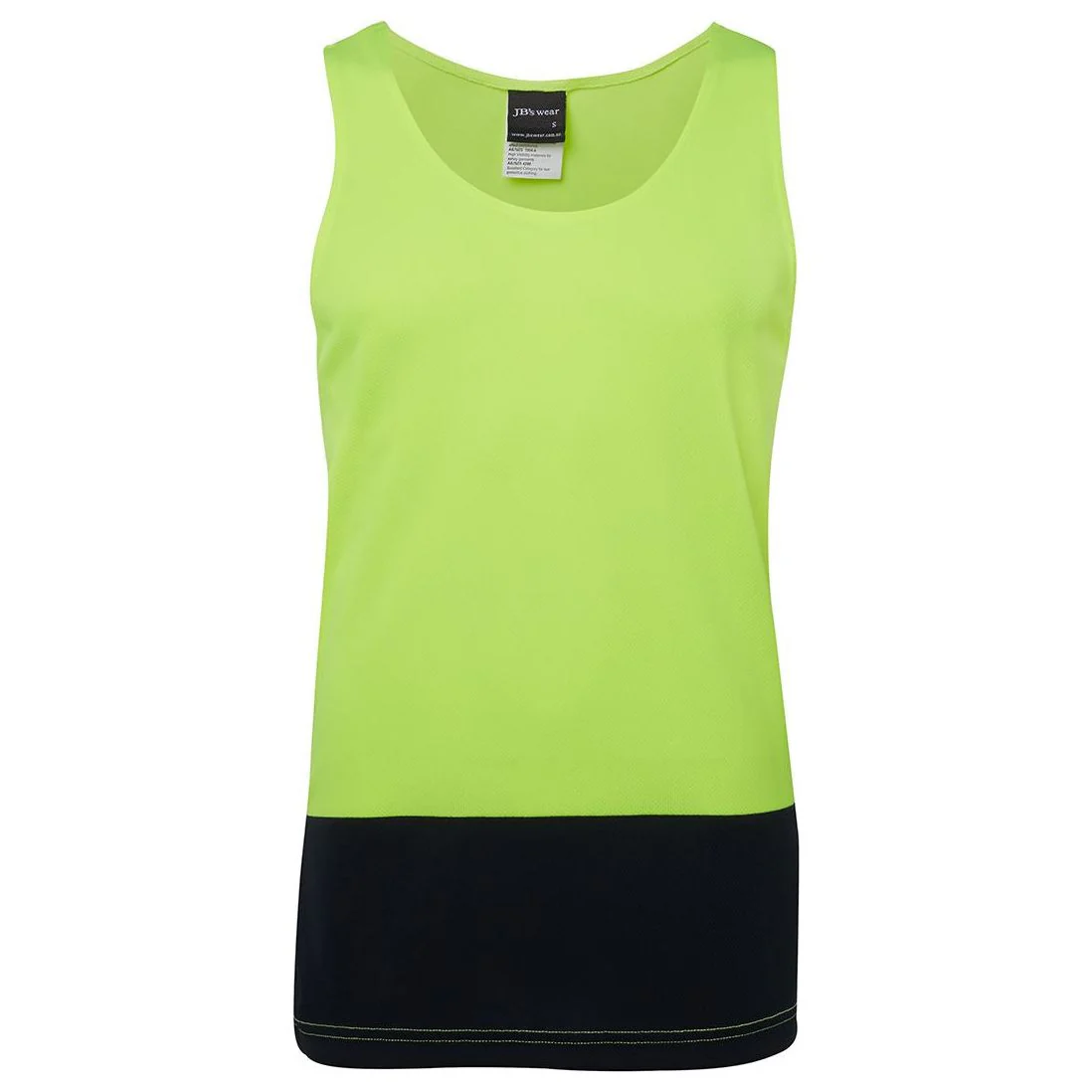 JB's Hi Vis Traditional Singlet (6HTS) - Image 2