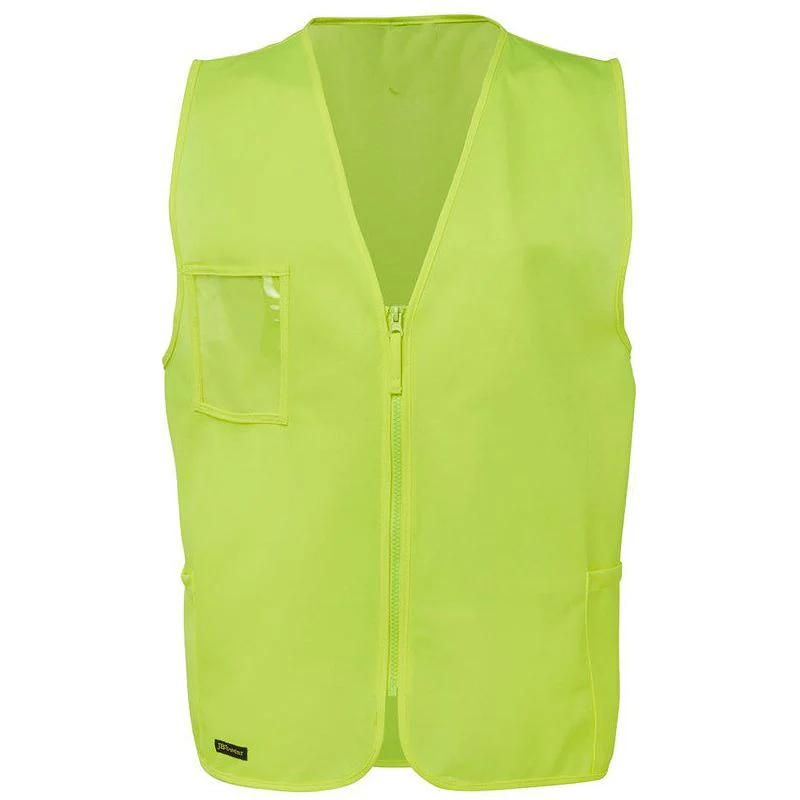 JB's Hi Vis Zip Safety Vest (6HVSZ)