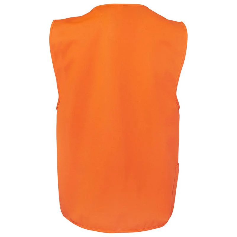 JB's Hi Vis Zip Safety Vest (6HVSZ) - Image 4