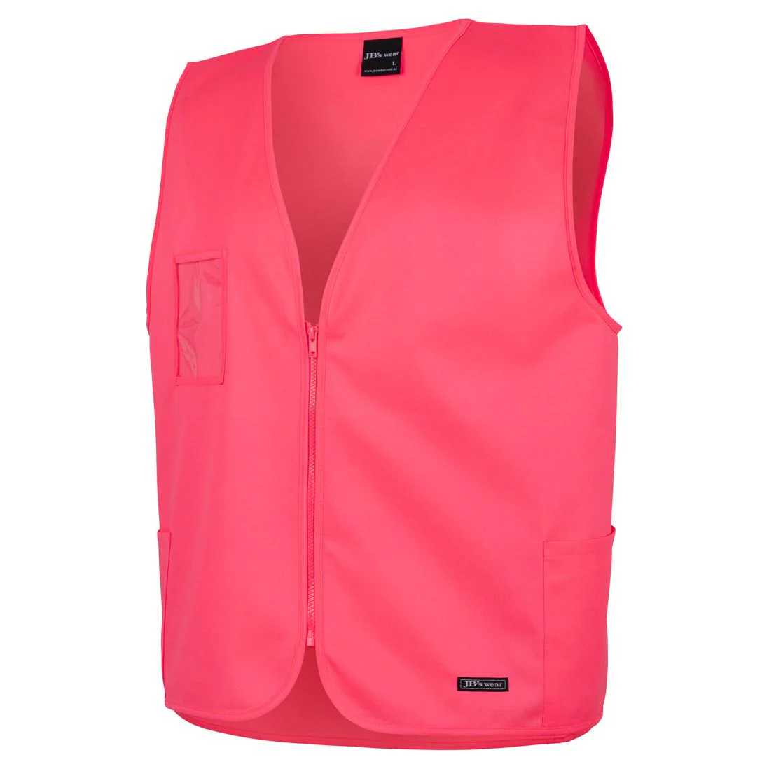 JB's Hi Vis Zip Safety Vest (6HVSZ) - Image 5