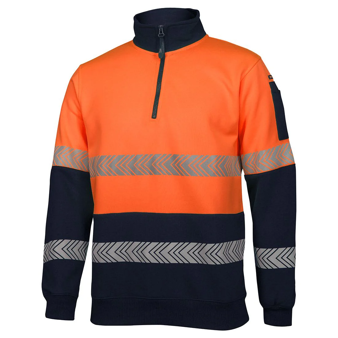 JB's Hi Vis ½ Zip Segmented Tape Fleece (6HZS)