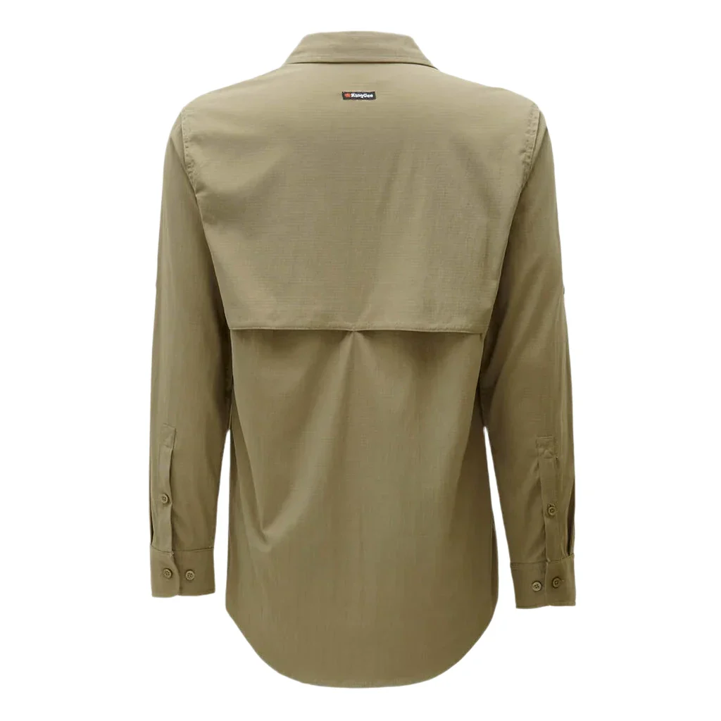 KingGee Drycool Lightweight Stretch Long Sleeve Work Shirt (K14023) - Image 9
