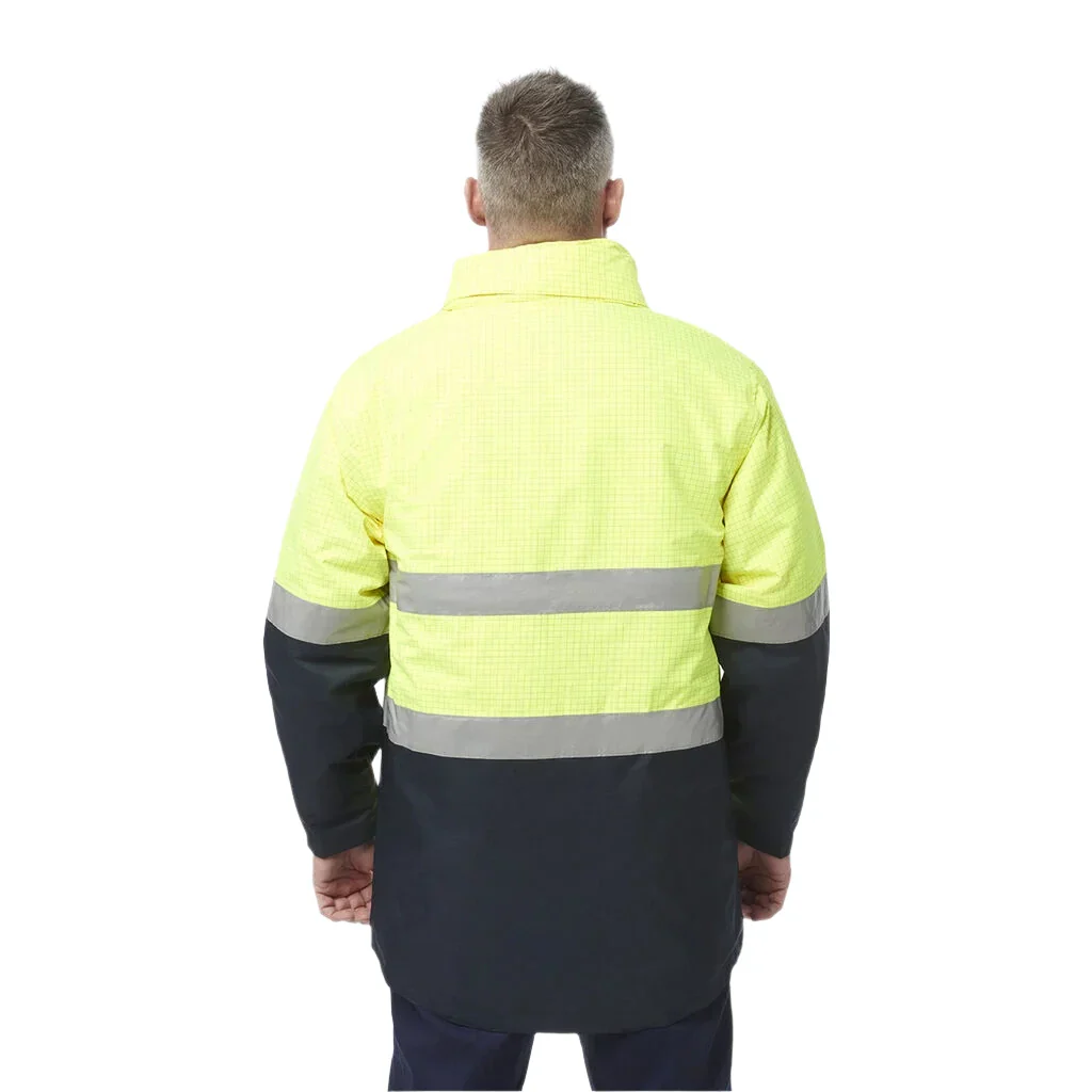 KingGee Hi-Vis Anti Static Waterproof Reflective Work Jacket (K55035) - Image 4