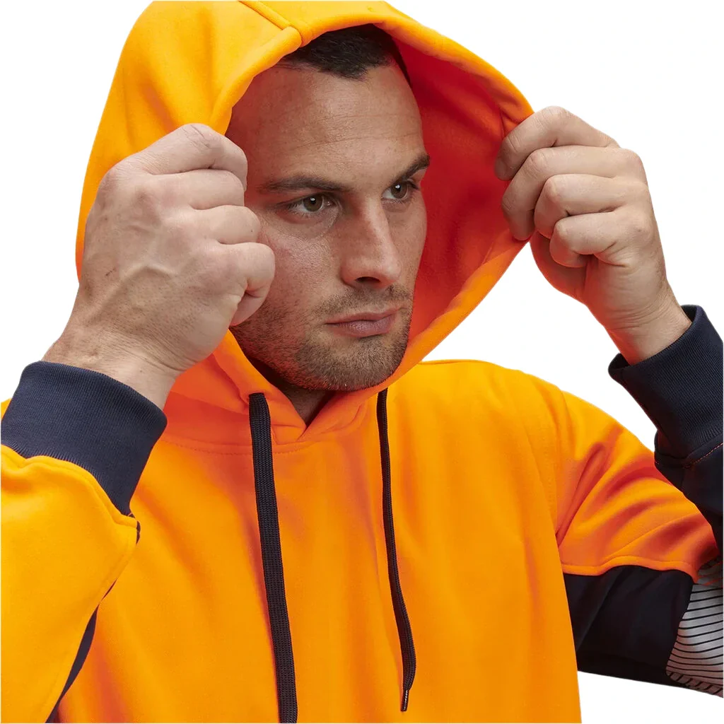 KingGee Hi-Vis Reflective Pullover Hoodie (K55054) - Image 8