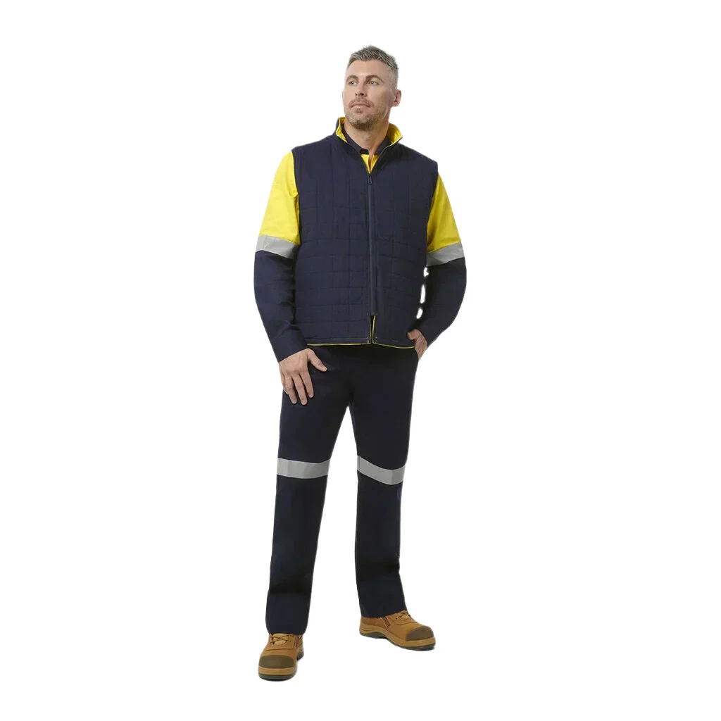 KingGee Originals 3 in 1 Hi-Vis Cotton Drill Reflective Work Jacket (K55400) - Image 8