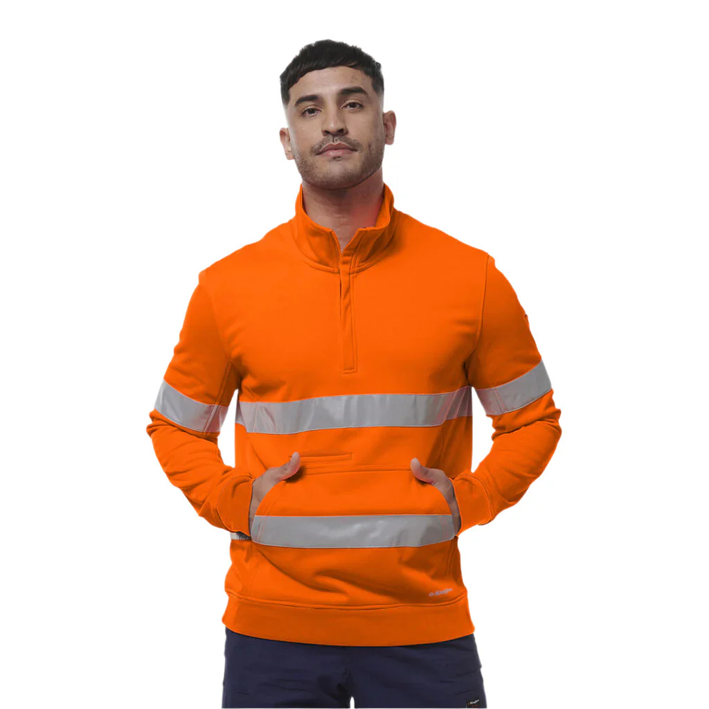 KingGee Reflective 1/4 Zip Fleece (K55048) - Image 2