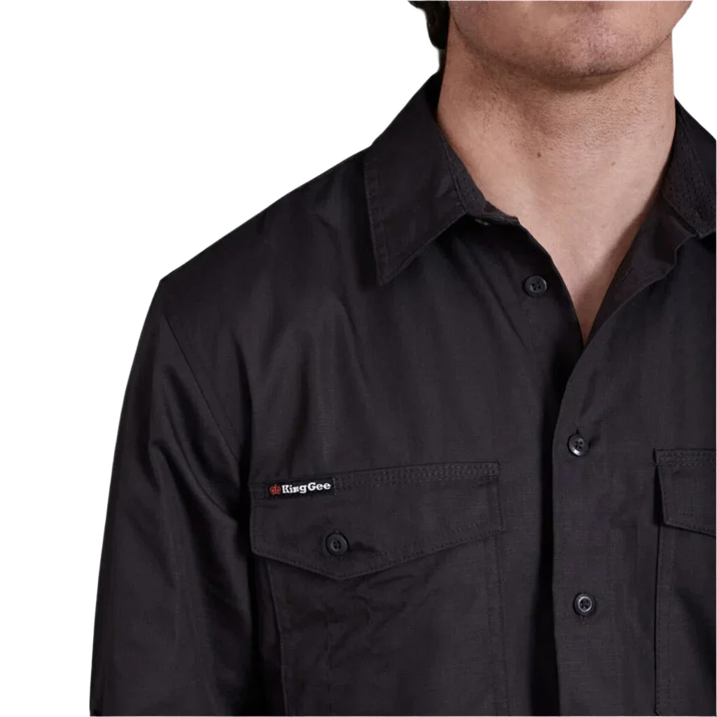 KingGee Workcool 2 Lightweight Ripstop Long Sleeve Work Shirt (K14820) - Image 11