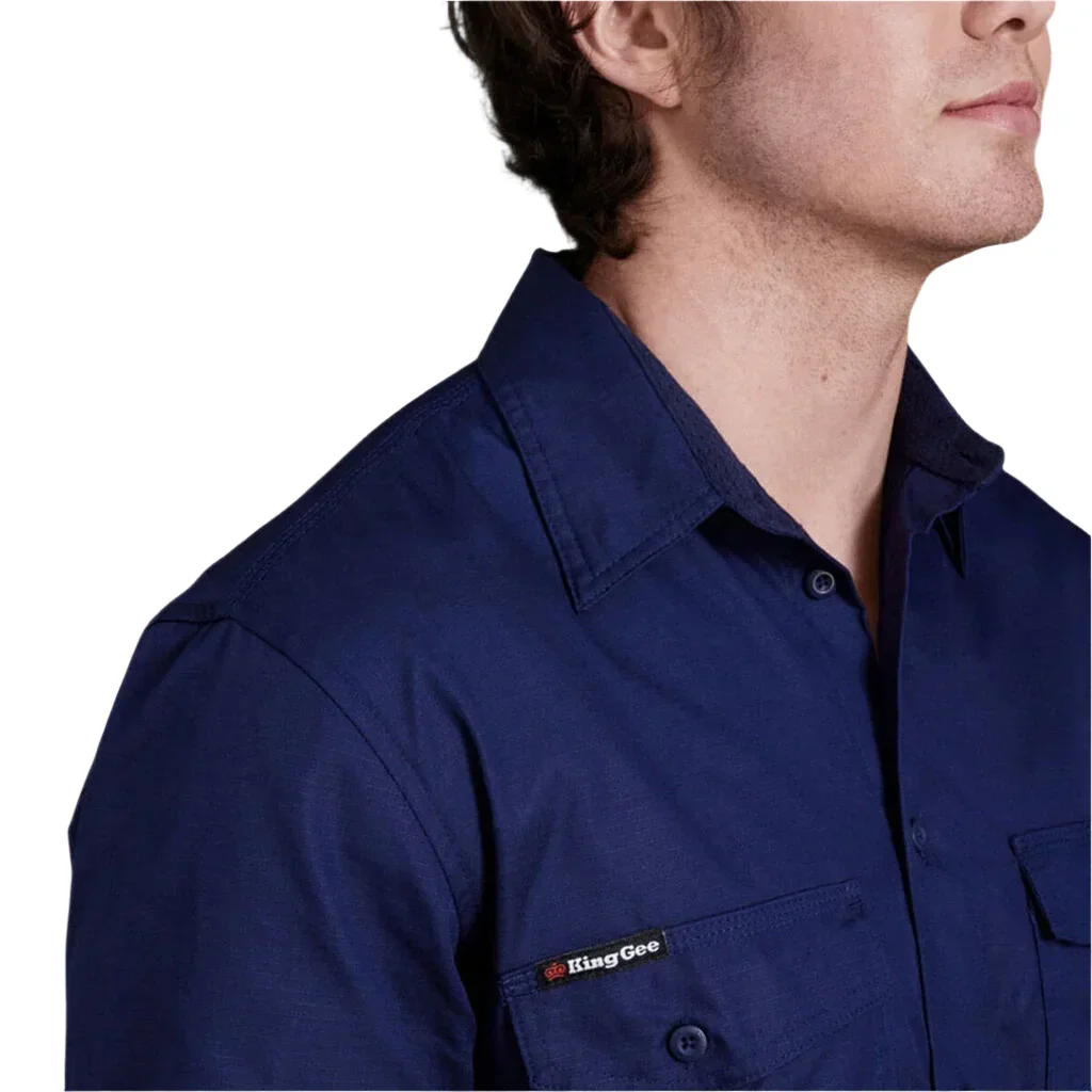 KingGee Workcool 2 Lightweight Ripstop Long Sleeve Work Shirt (K14820) - Image 13