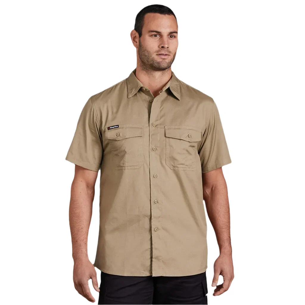 KingGee Workcool 2 Lightweight Ripstop Short Sleeve Work Shirt (K14825)