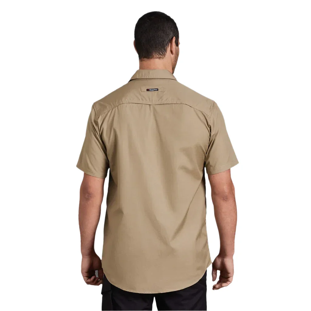 KingGee Workcool 2 Lightweight Ripstop Short Sleeve Work Shirt (K14825) - Image 3
