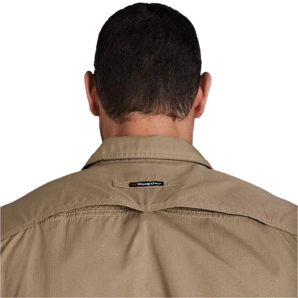 KingGee Workcool 2 Lightweight Ripstop Short Sleeve Work Shirt (K14825) - Image 4