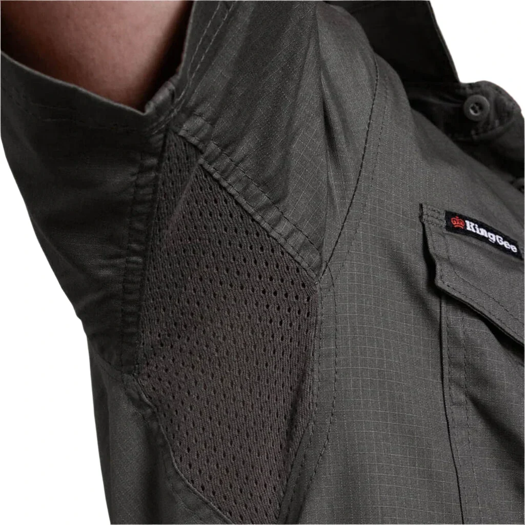 KingGee Workcool 2 Lightweight Ripstop Short Sleeve Work Shirt (K14825) - Image 6