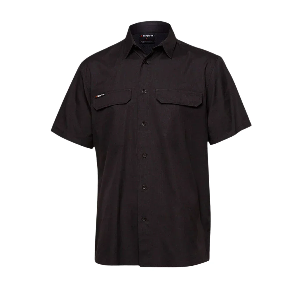 KingGee Workcool Pro Stretch Short Sleeve Work Shirt (K14022) - Image 6