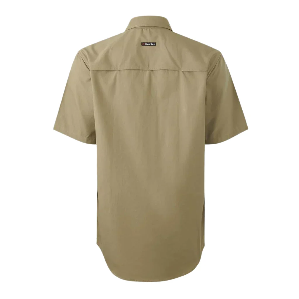 KingGee Workcool Vented Closed Front Shirt Long Sleeve (K14032) - Image 7