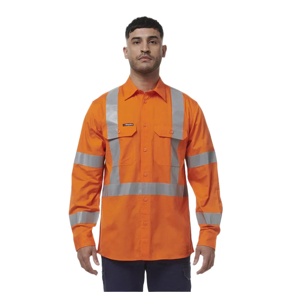KingGee Workcool Vented NSW Rail Shirt (K54016)
