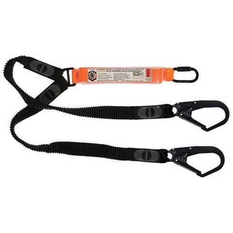 LINQ Elite Double Leg Elasticated Lanyard with Hardware KD & SD X2 (WLE2KDSD)