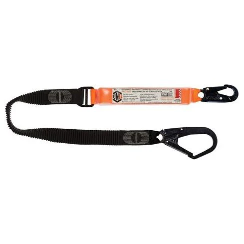 LINQ Elite Single Leg Elasticated Lanyard with Hardware SN & SD (WLE1SNSD)