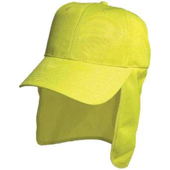 Luminescent 6 Panel Safety Cap With Flap - Pack of 25 (3023) - Image 2