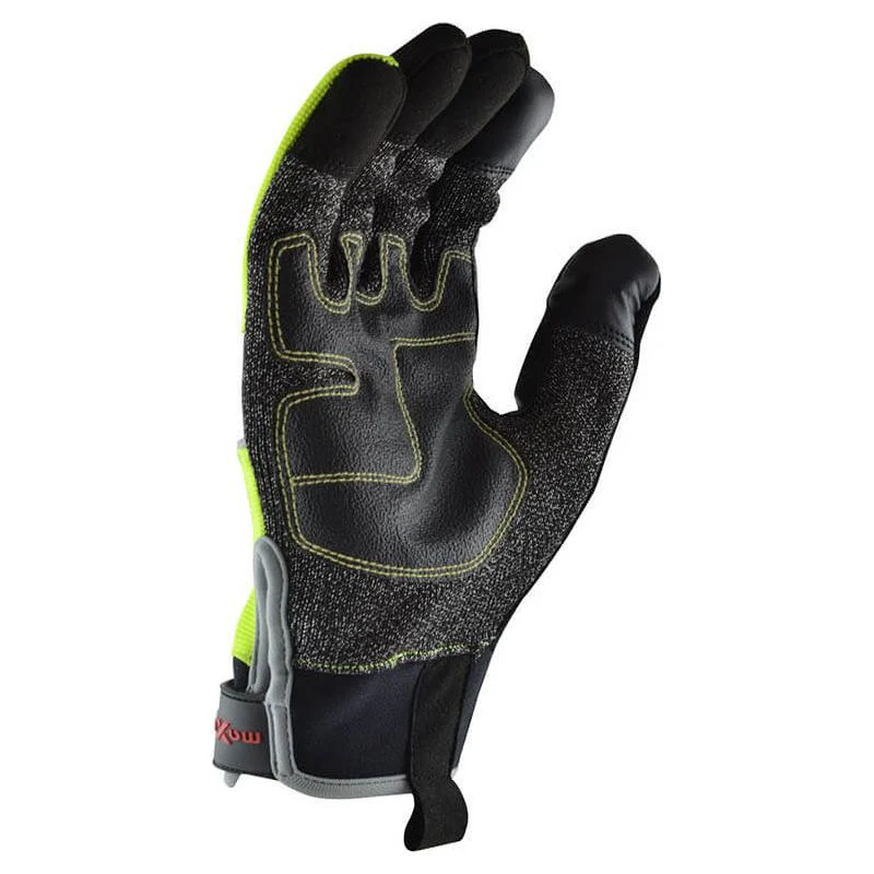 Maxisafe G-Froce Hi-Vis Cut 5 Mechanics Glove - Pack of 12 (GMC225) - Image 3