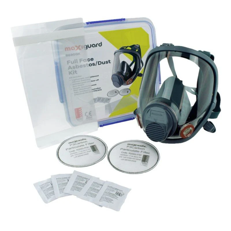 Maxisafe MaxiGuard Full Face Respirator Asbestos/Dust Kit (R690GK)