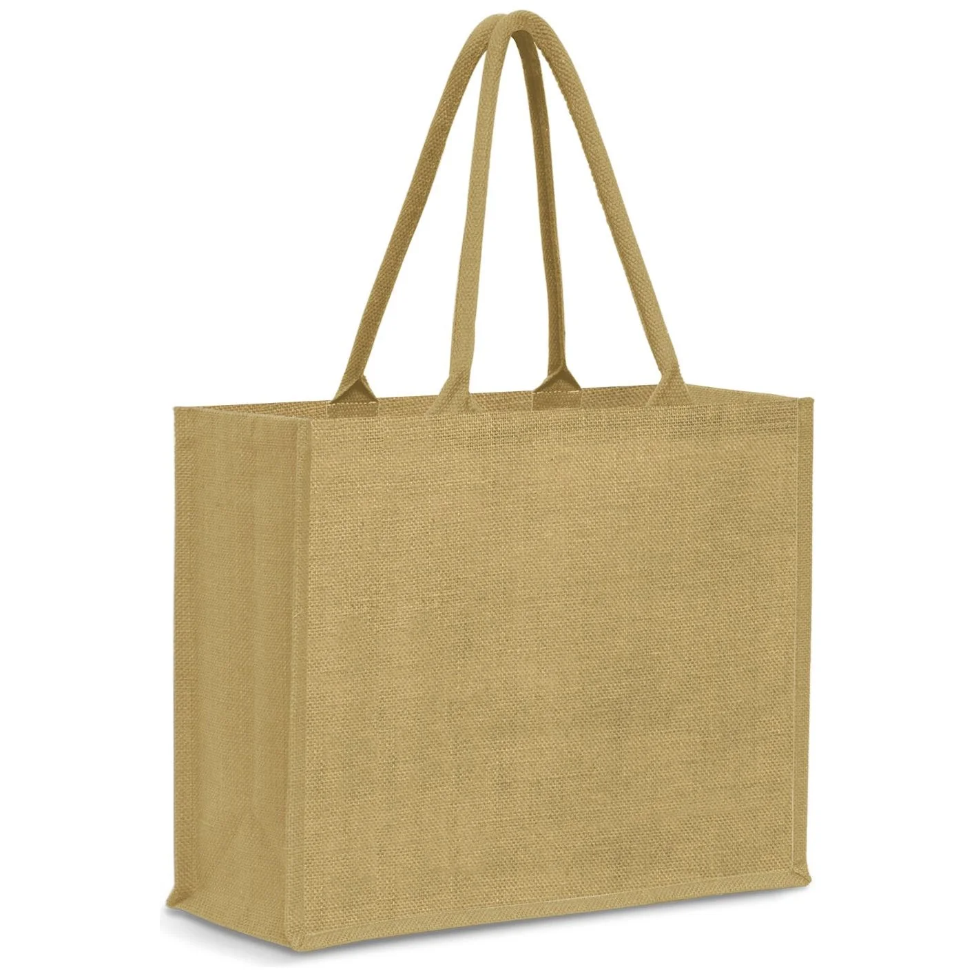 Modena Jute Tote Bag - Colour Match (Carton of 50pcs) (115327) - Image 2
