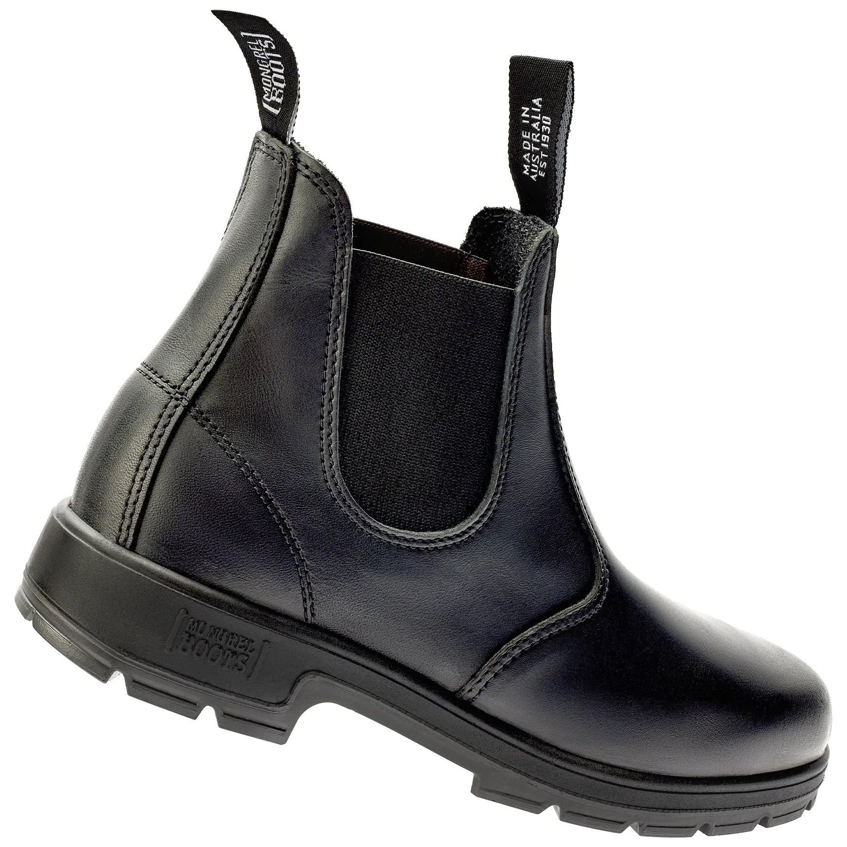 Mongrel Black Oil Kip K9 Elastic Sided Slip On Non Safety Boot (K91020) (Pre Order) - Image 4